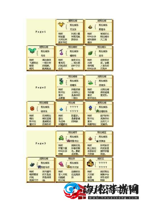 怪物仙境合成表大揭秘