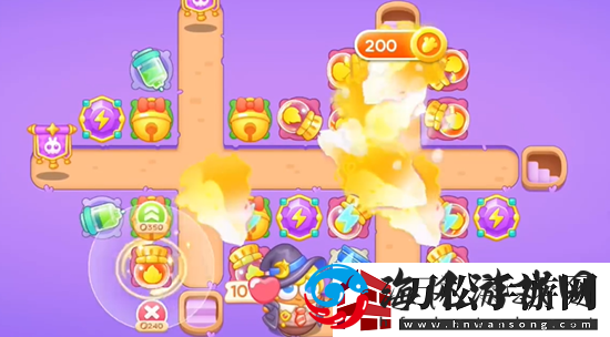 保卫萝卜4阿波与魔法宝藏第57关通关攻略
